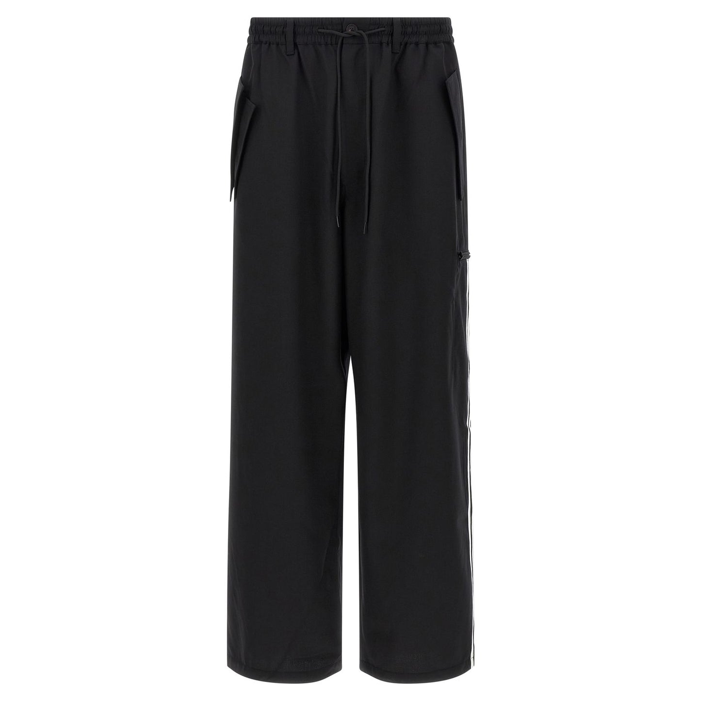 Y-3 Black Polyester Casual Pants