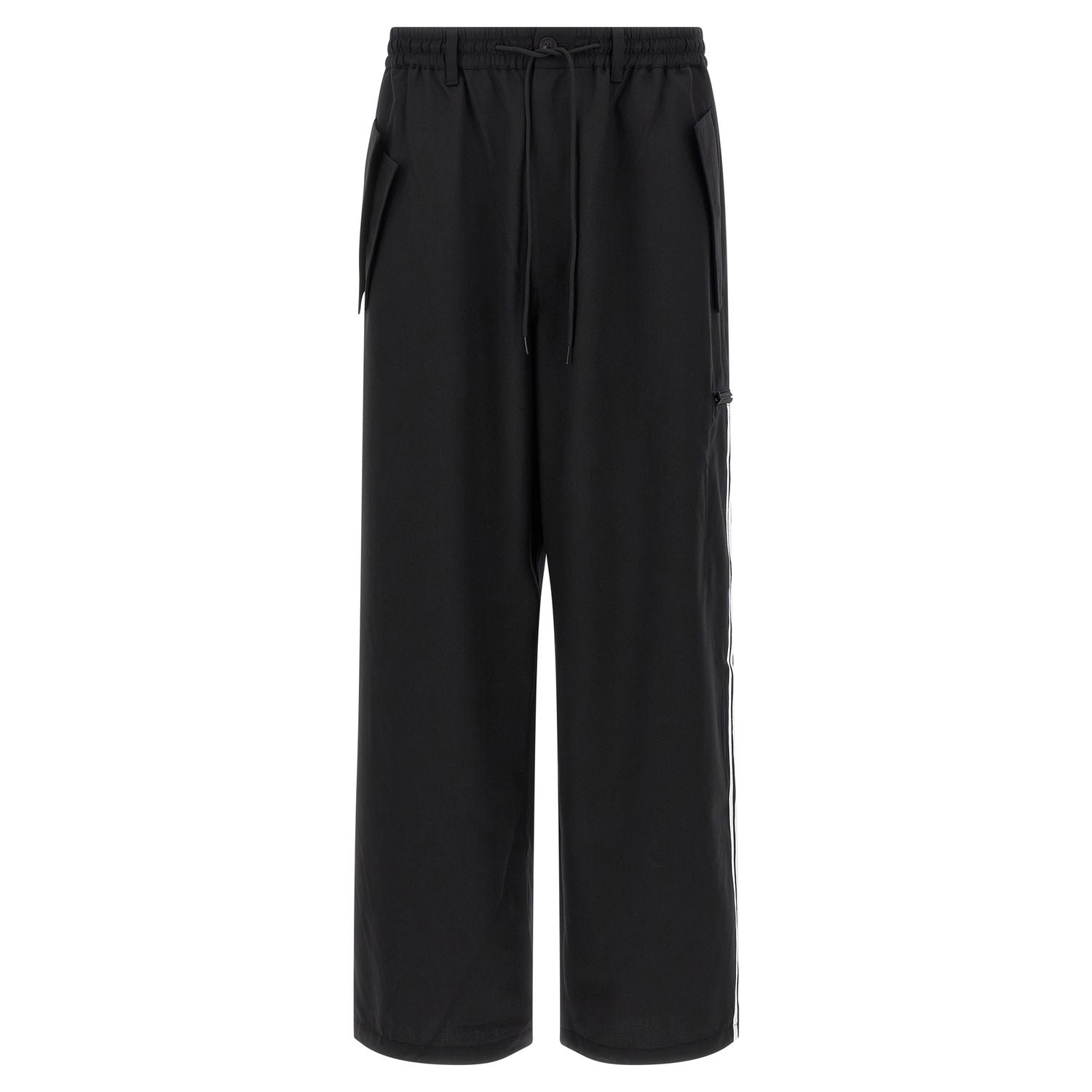 Y-3 Black Polyester Casual Pants