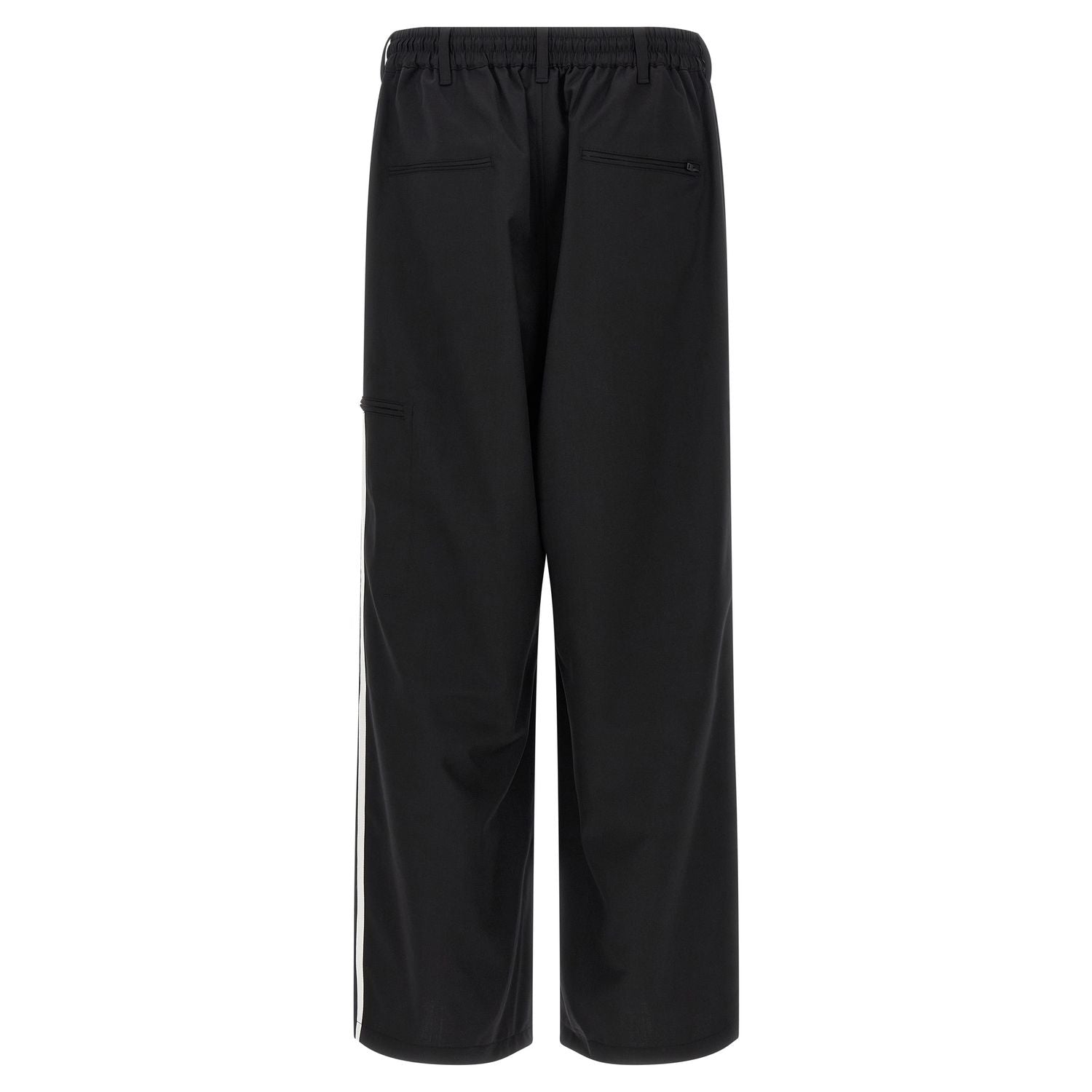 Y-3 Black Polyester Casual Pants