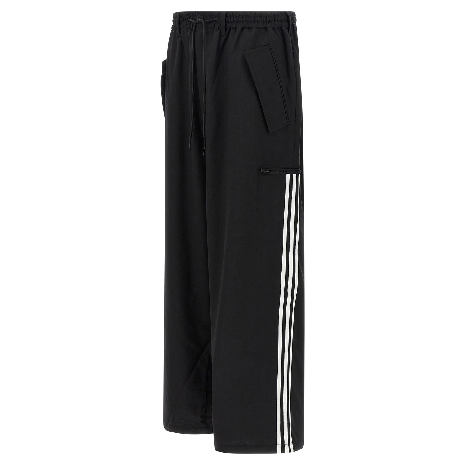 Y-3 Black Polyester Casual Pants