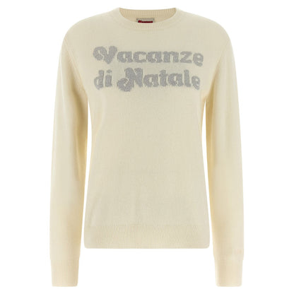 MC2 Saint Barth White Wool Cardigan