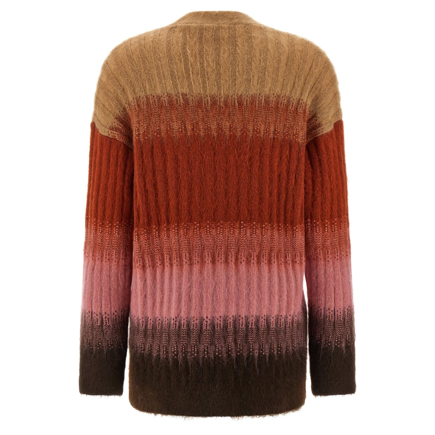 Fendi Multicolor Wool Cardigan