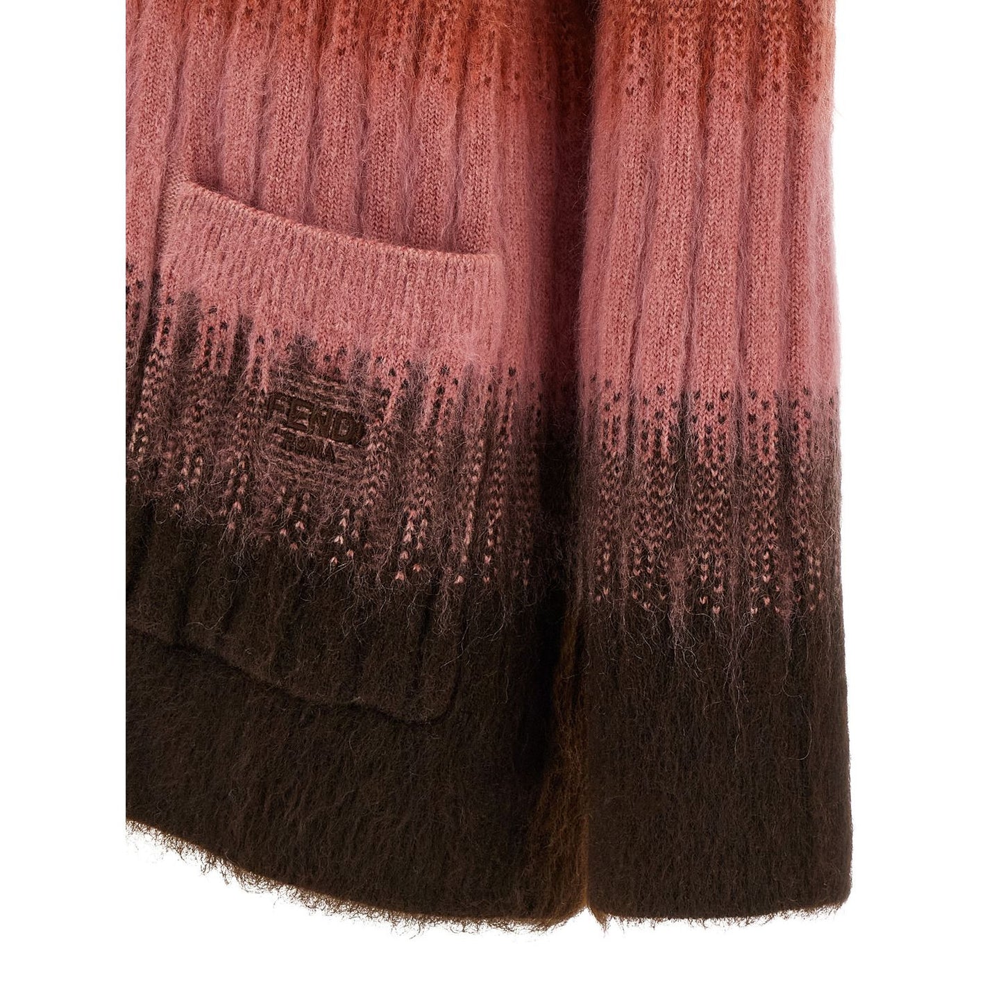 Fendi Multicolor Wool Cardigan
