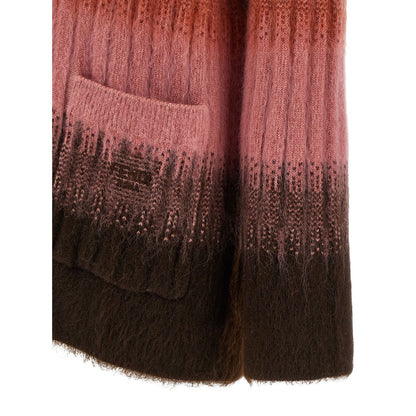 Fendi Multicolor Wool Cardigan