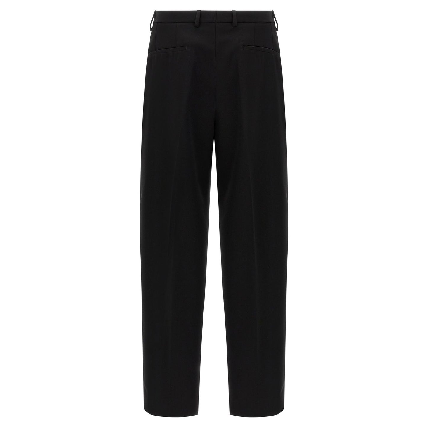 Dolce & Gabbana Black Virgin Wool Dress Pants
