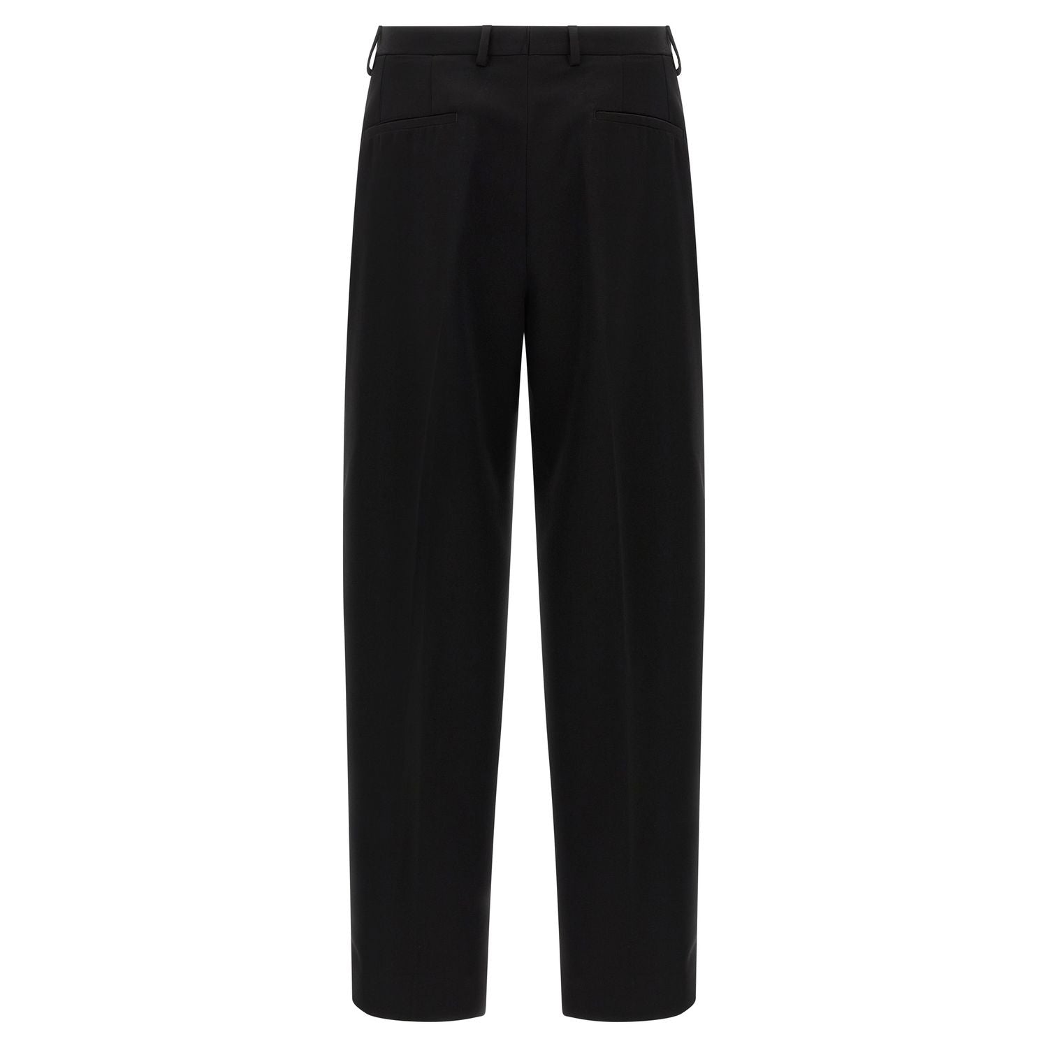 Dolce & Gabbana Black Virgin Wool Dress Pants