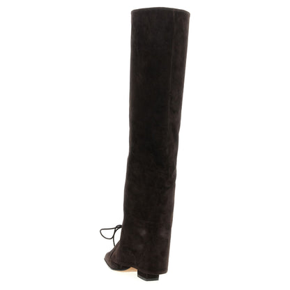 Paris Texas Brown Calfskin Over The Knee