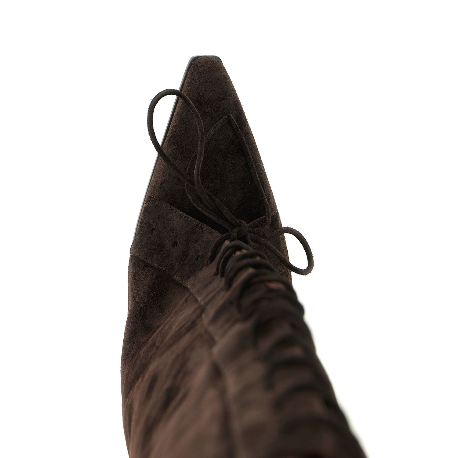 Paris Texas Brown Calfskin Over The Knee