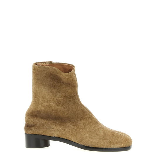 Maison Margiela Beige Calfskin Ankle Boots