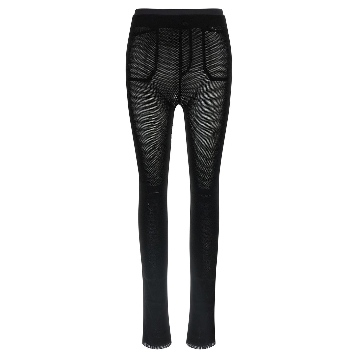 Issey Miyake Black Nylon Leggings
