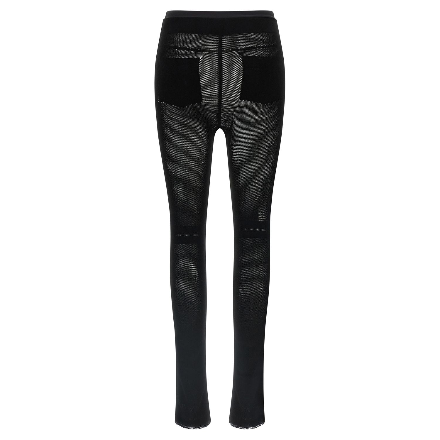 Issey Miyake Black Nylon Leggings