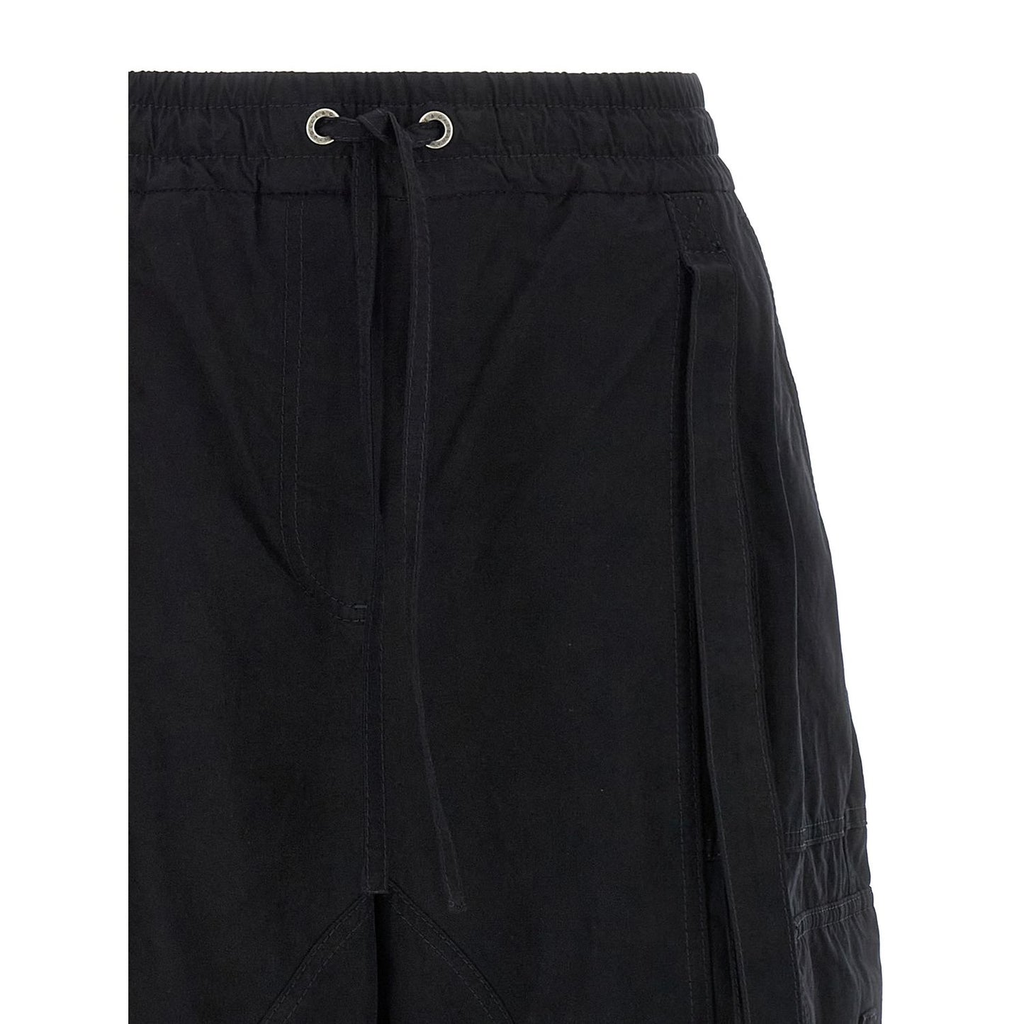 Dolce & Gabbana Black Cotton Cargo Pants