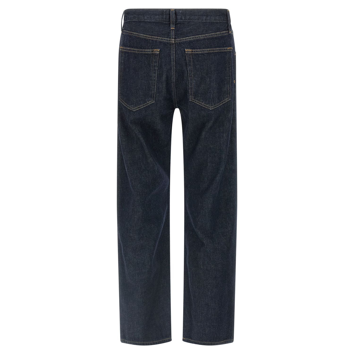 Agolde Blue Cotton Straight-Leg Jeans
