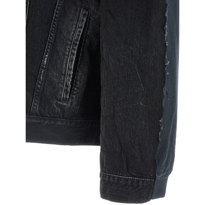 Balenciaga Black Cotton Denim Jacket