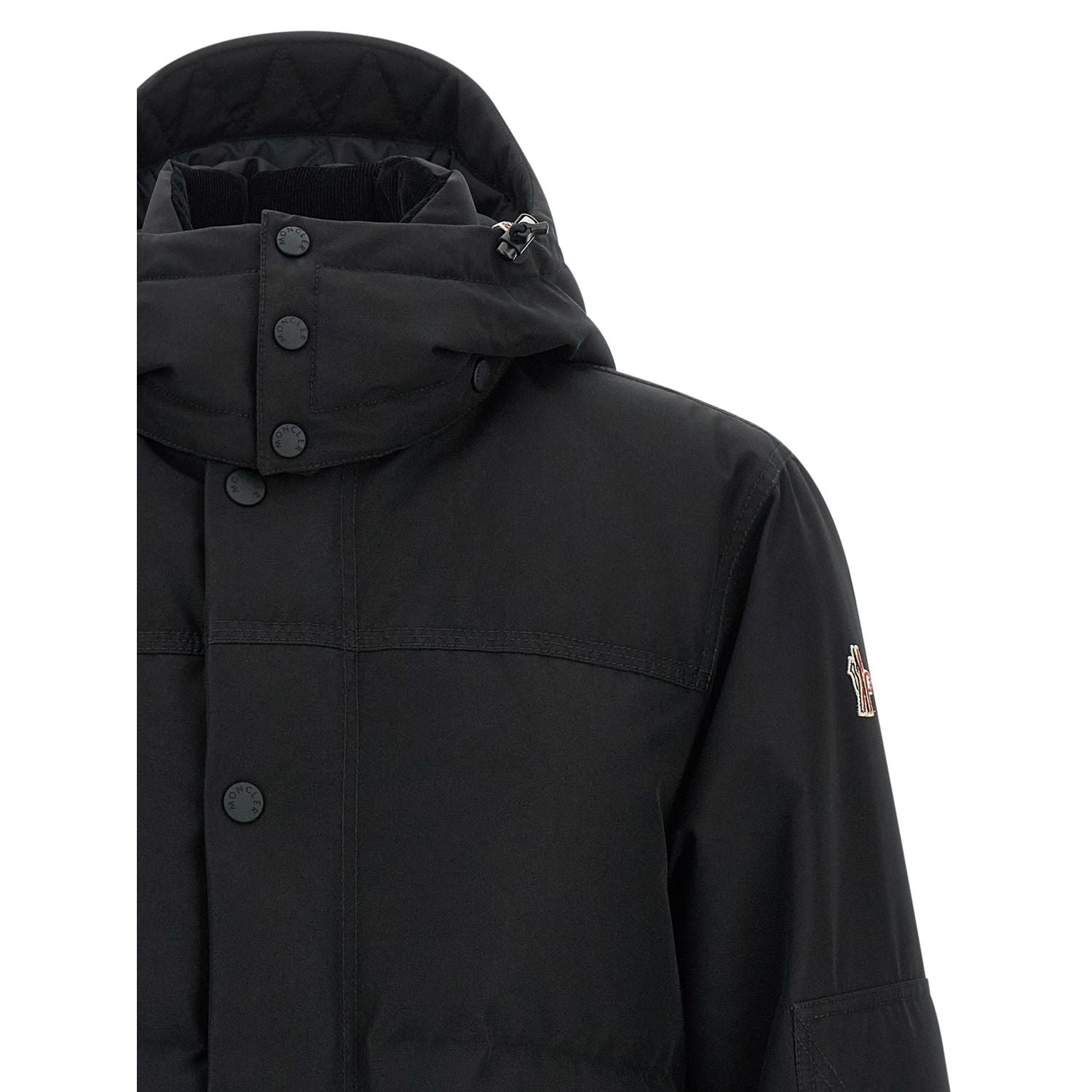 Moncler Grenoble Black Polyester Shell Jacket
