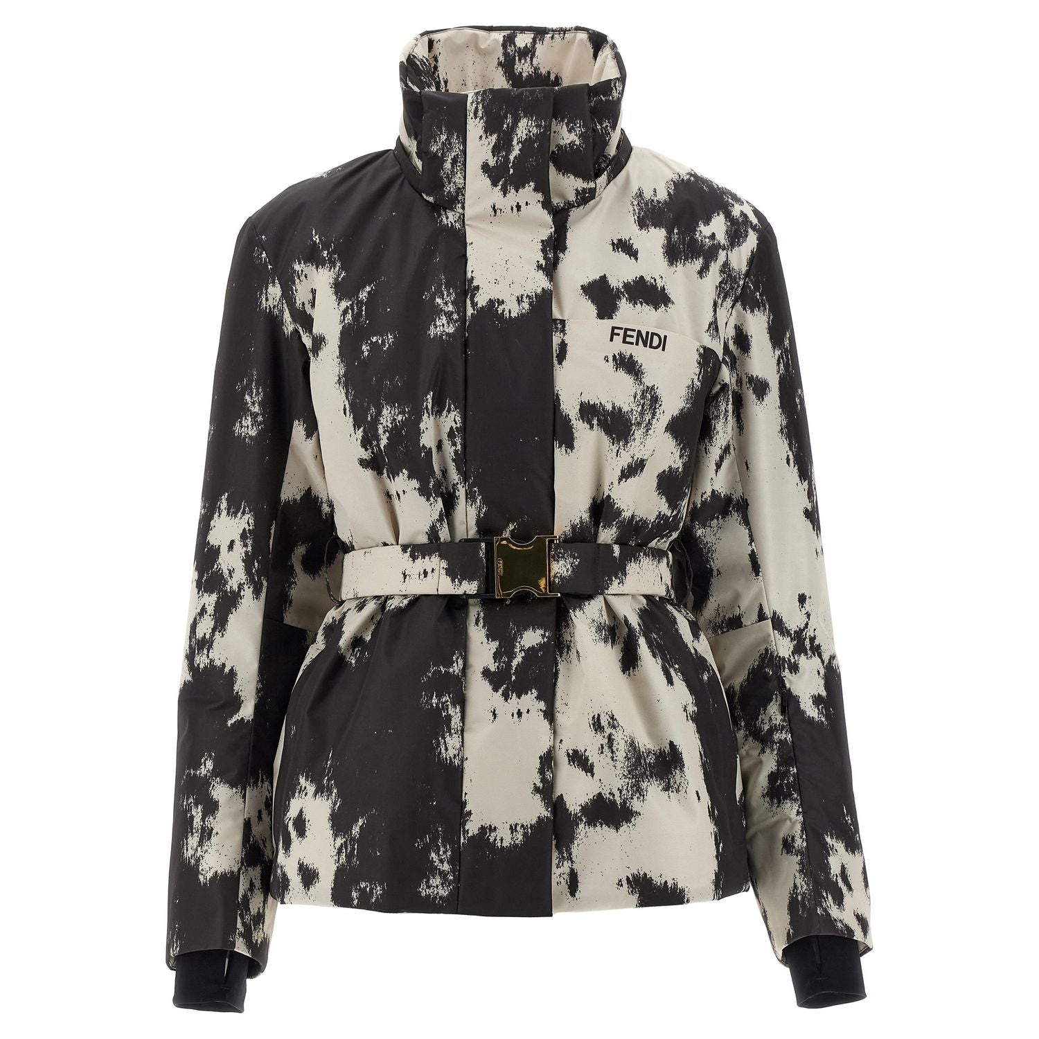 Fendi Multicolor Polyester Shell Jacket