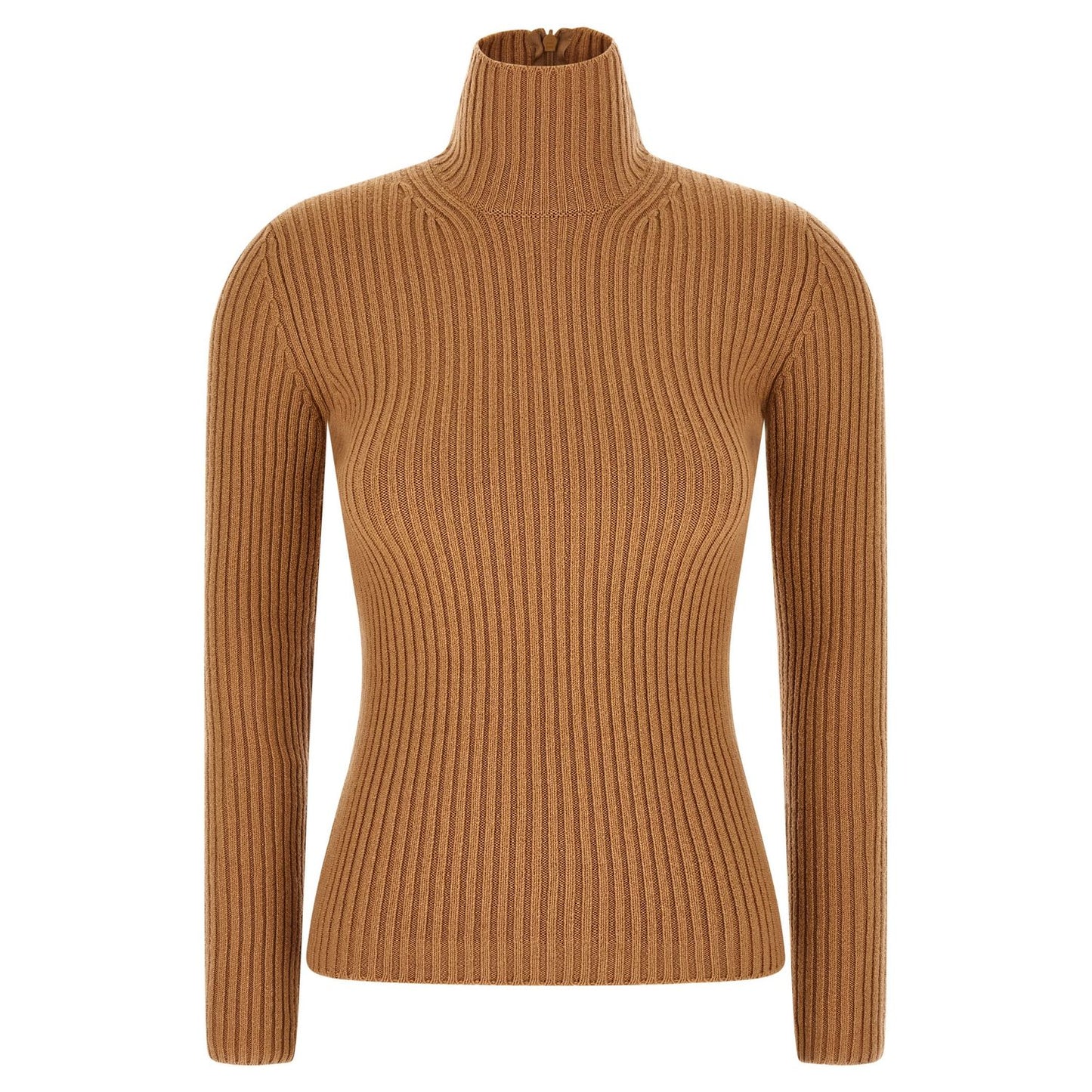 Max Mara Beige Wool Cardigan