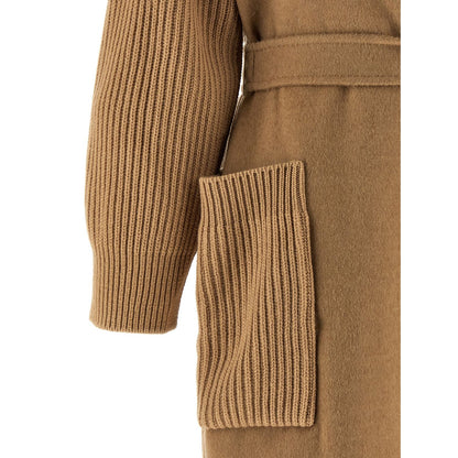 Max Mara Beige Wool Coat