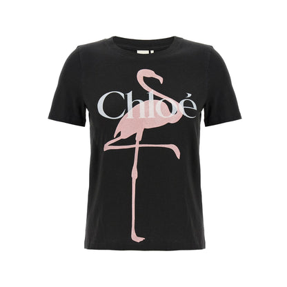 Chloé Black Cotton T-Shirt