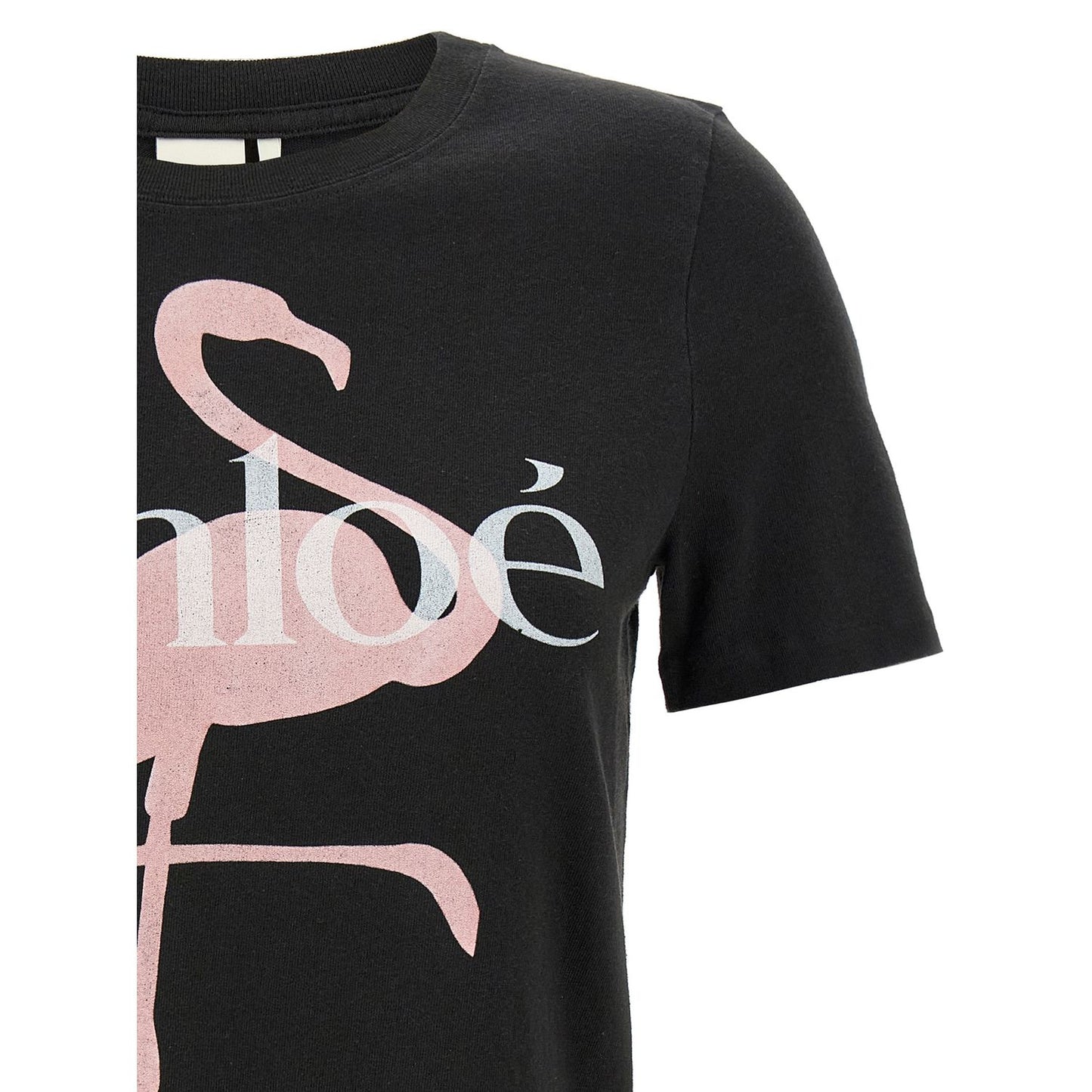 Chloé Black Cotton T-Shirt