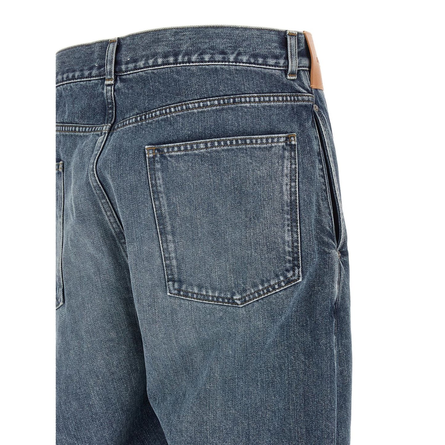 J.W.Anderson Blue Cotton Jeans Denim