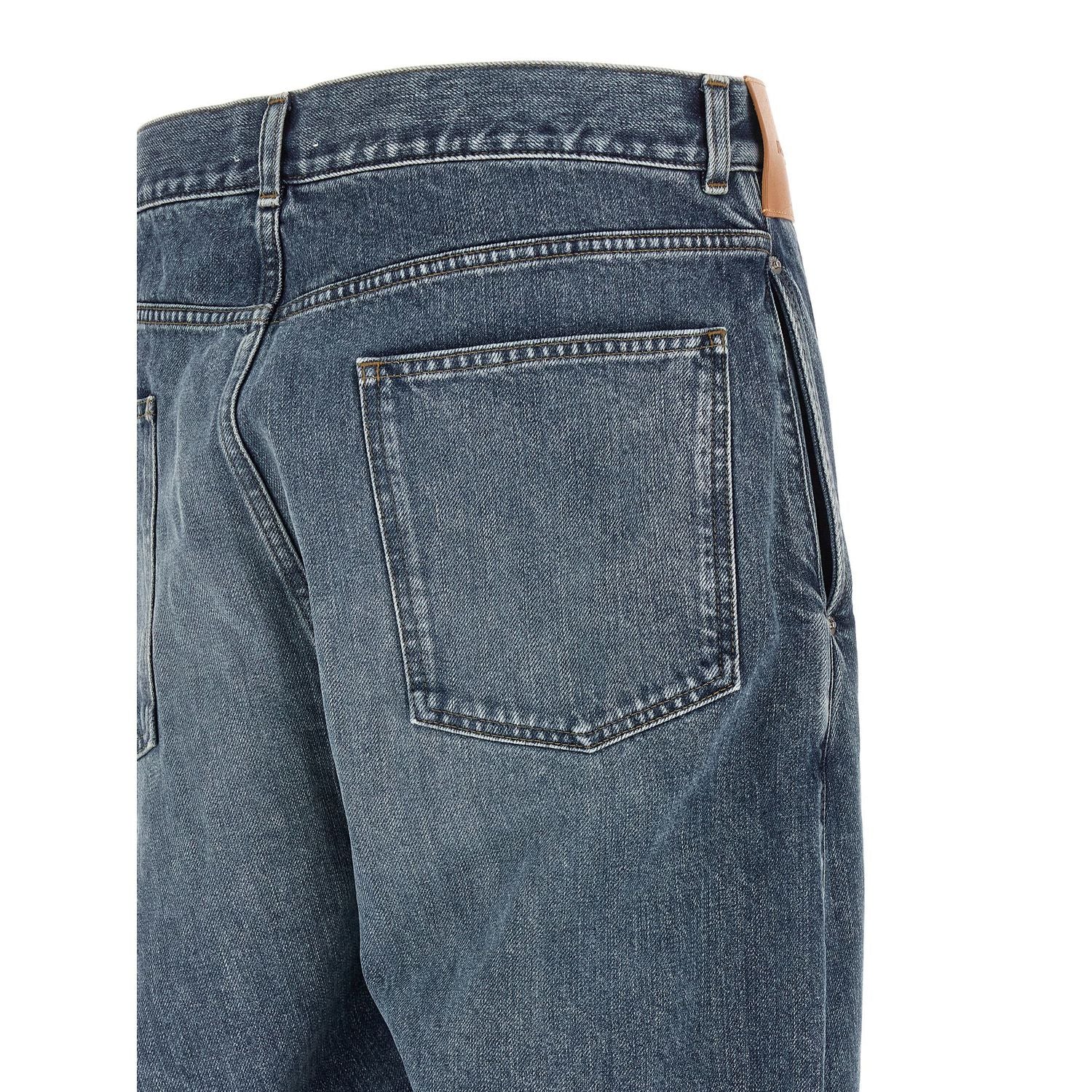 J.W.Anderson Blue Cotton Jeans Denim