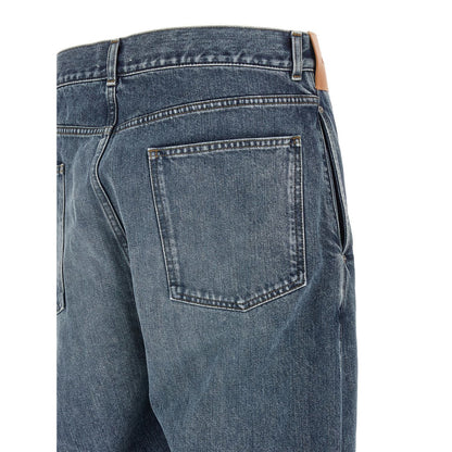 J.W.Anderson Blue Cotton Jeans Denim