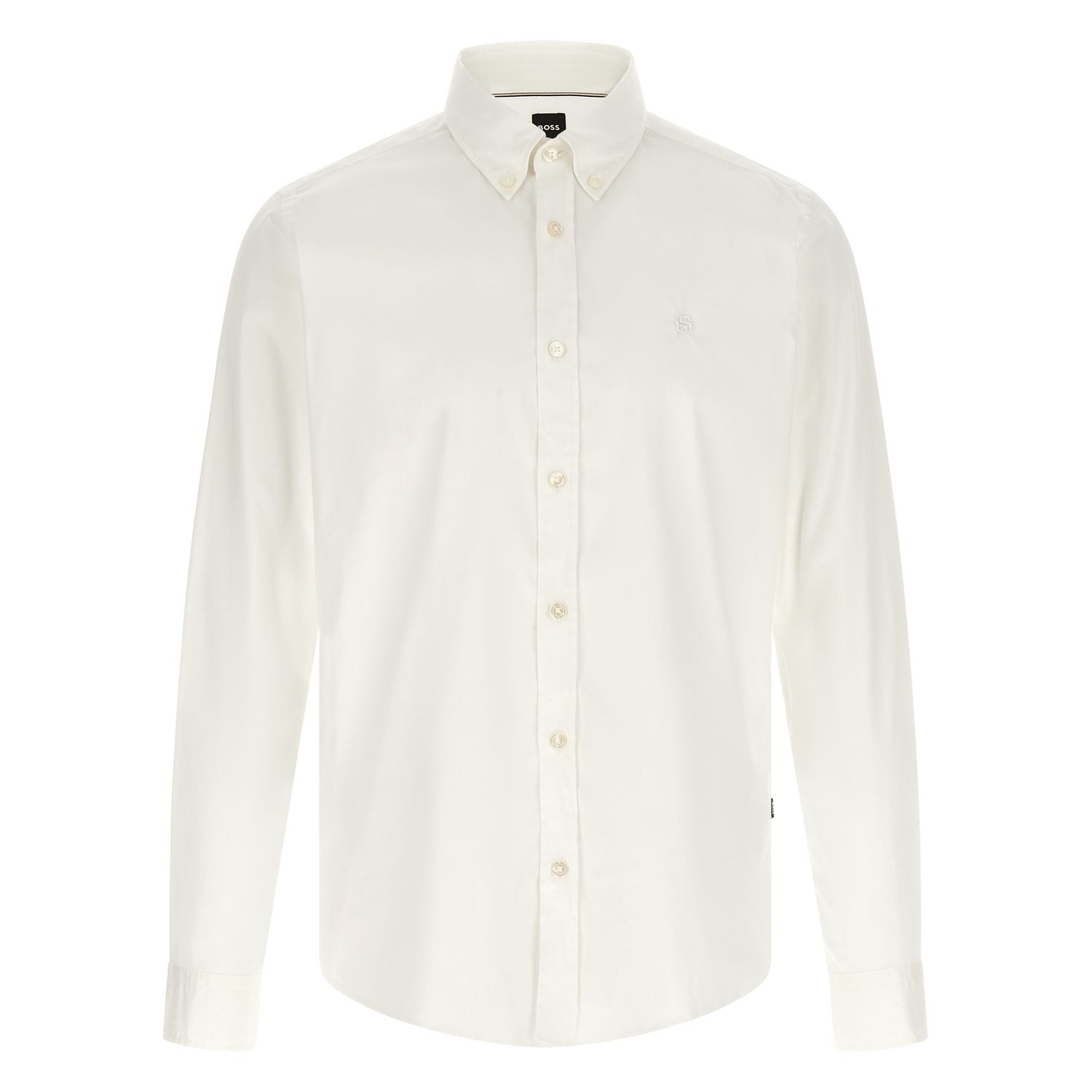 Hugo Boss White Cotton Blouse