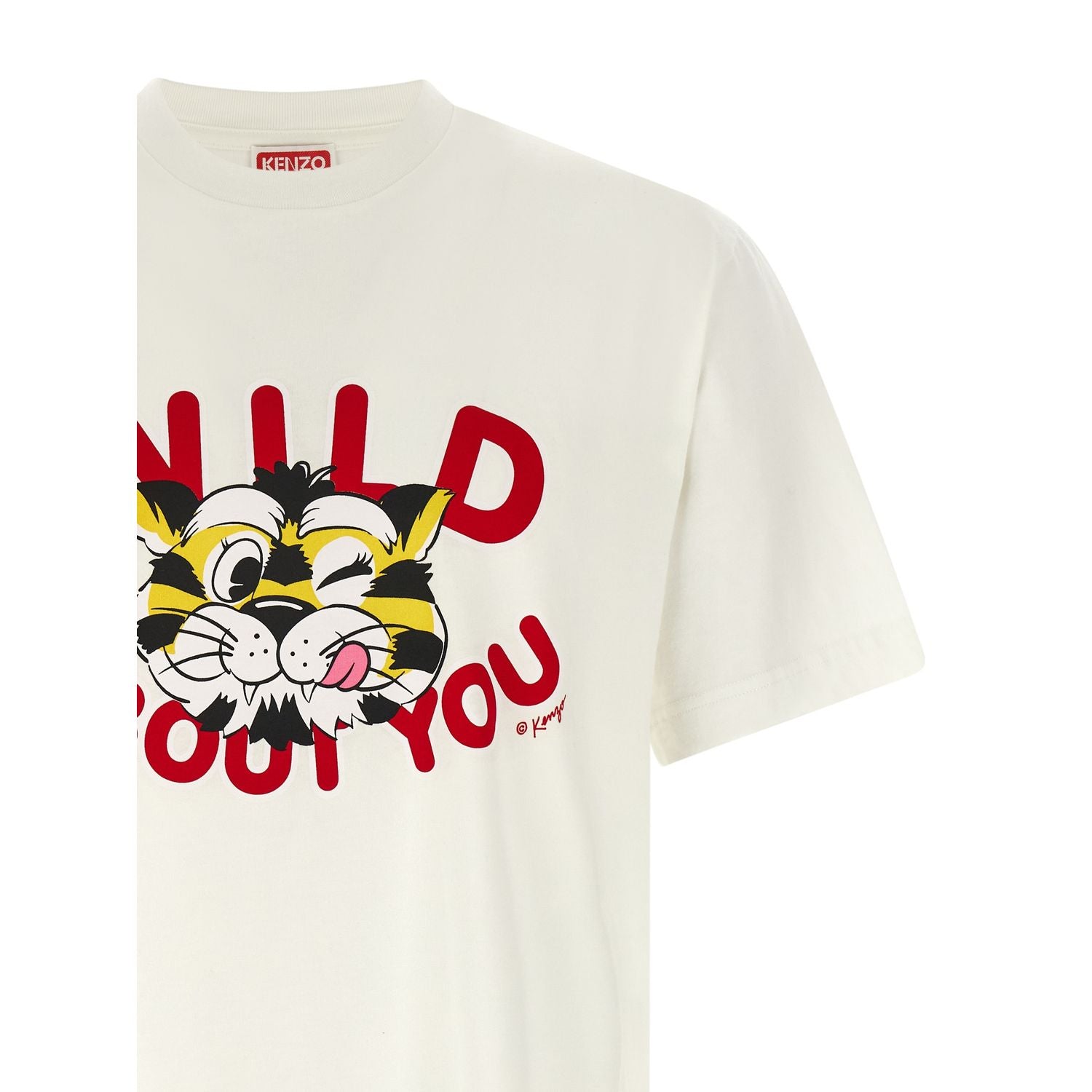 Kenzo White Cotton T-Shirt