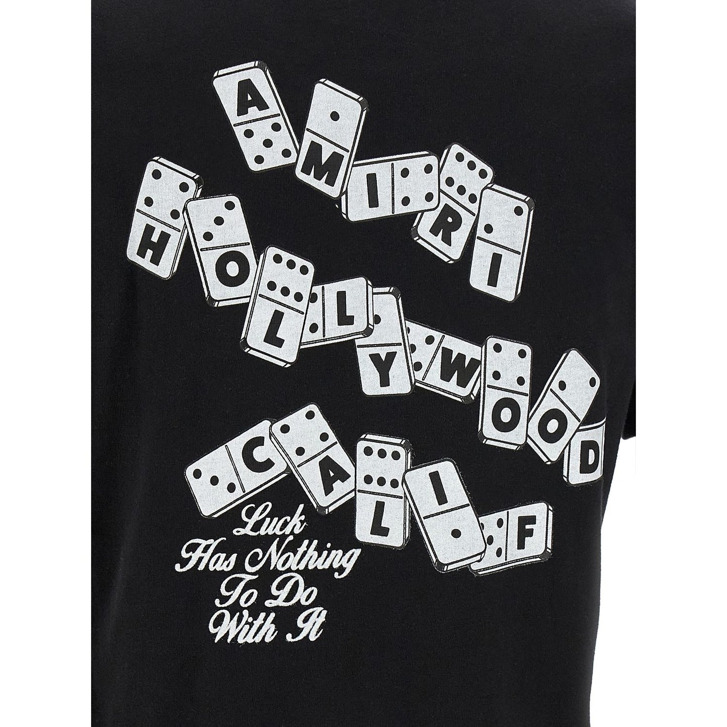 Amiri Black Cotton T-Shirt
