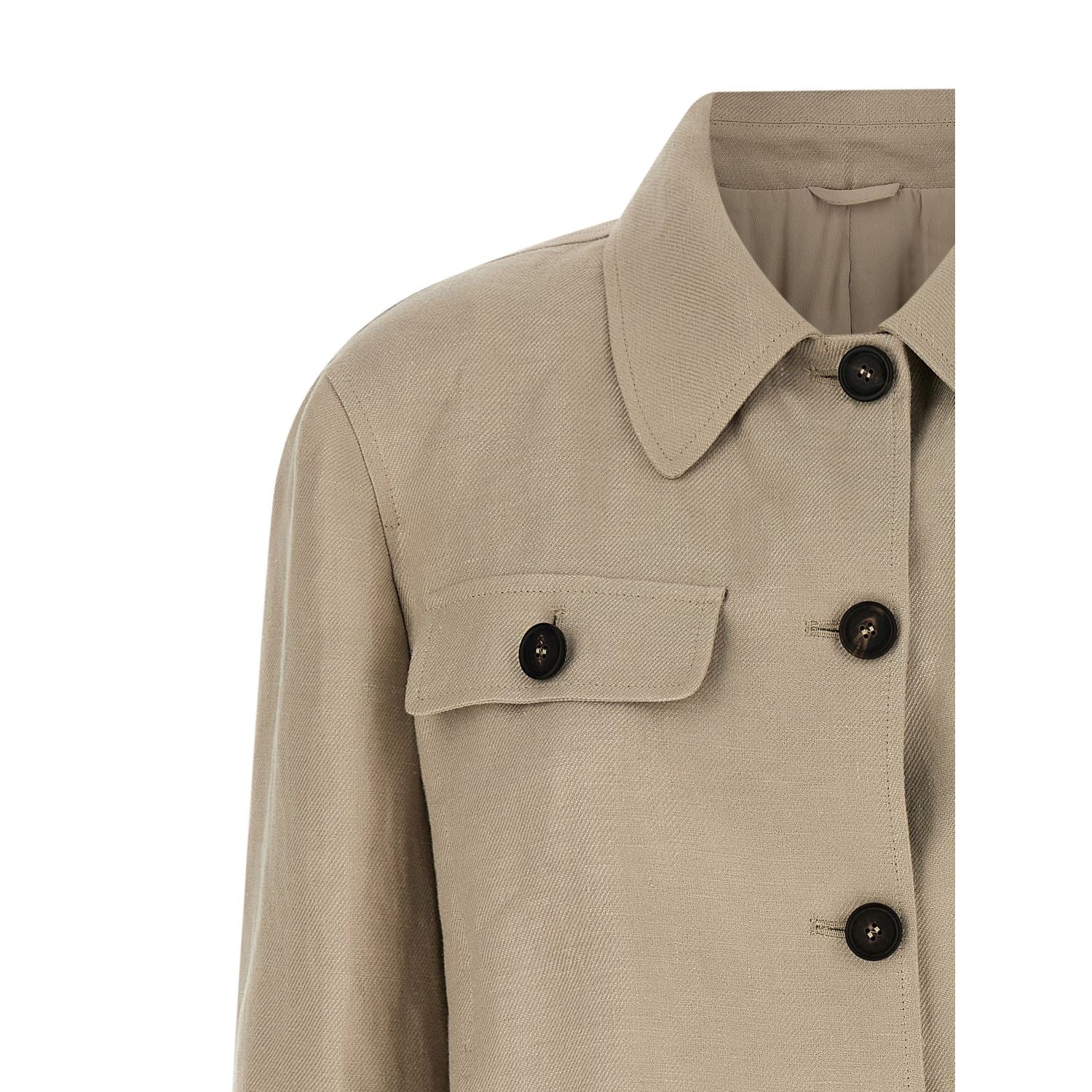 Brunello Cucinelli Beige Linen Blazer