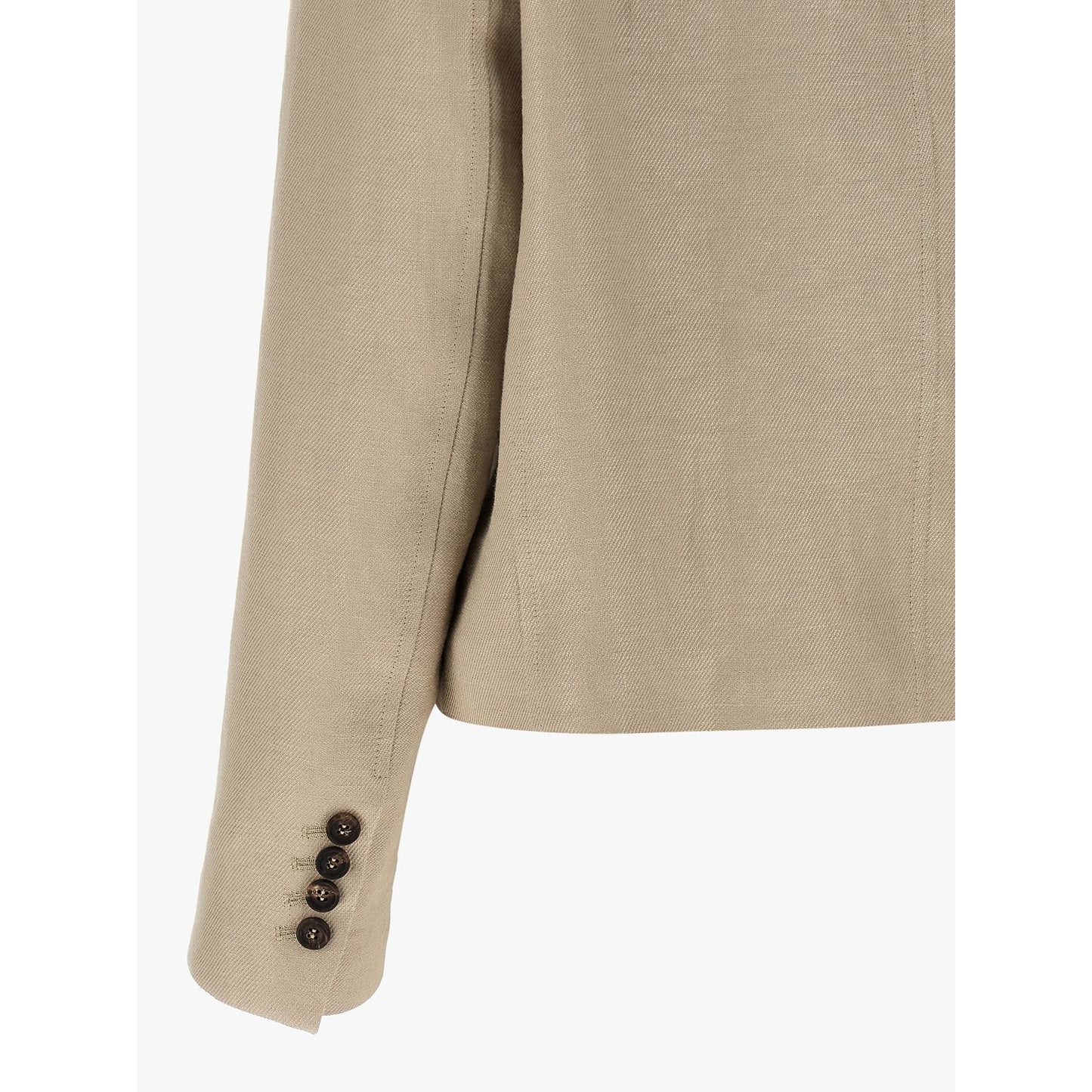 Brunello Cucinelli Beige Linen Blazer