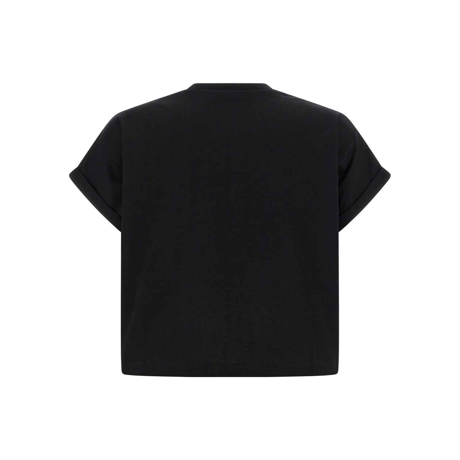 Balmain Black Cotton T-Shirt