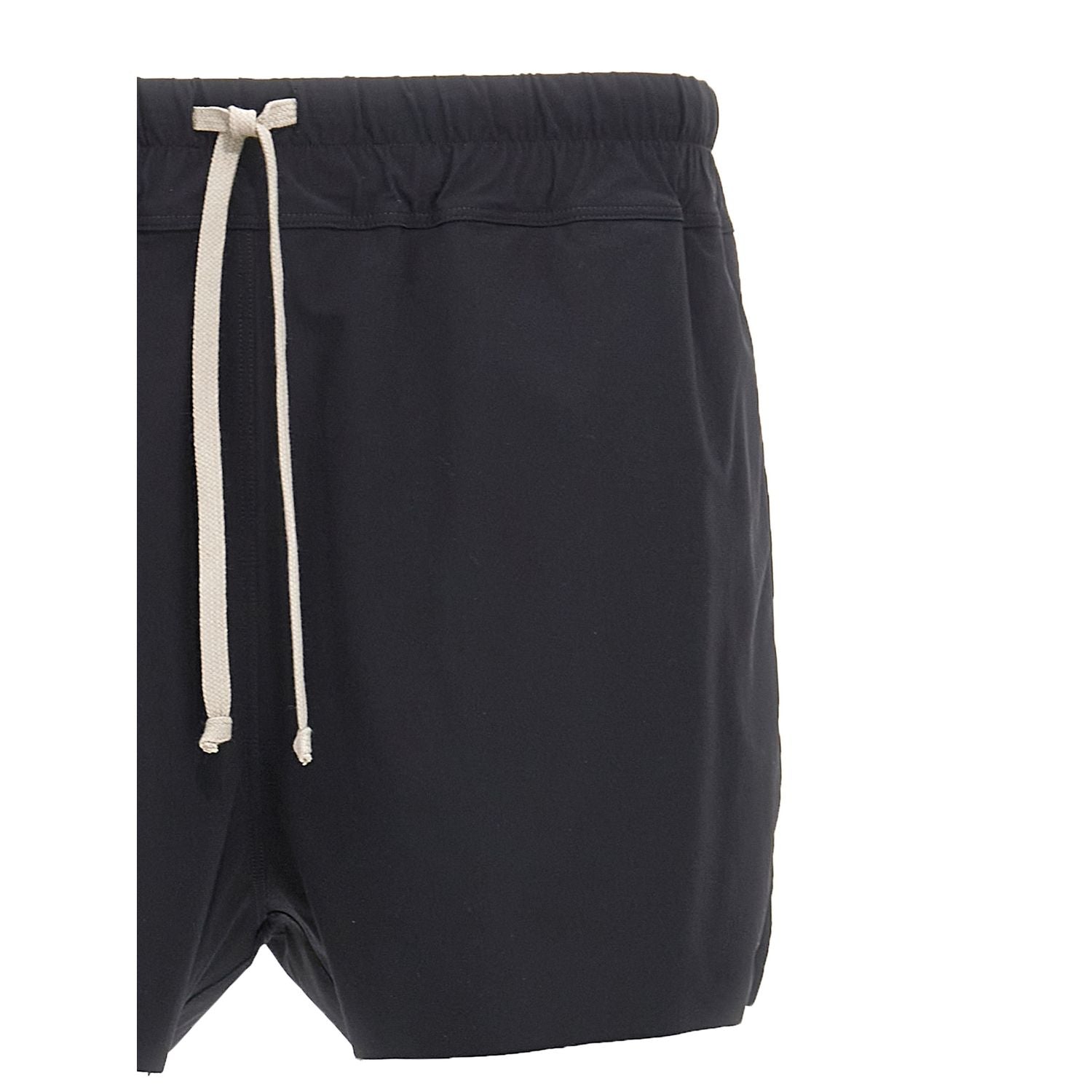 Rick Owens Black Nylon Swim Shorts