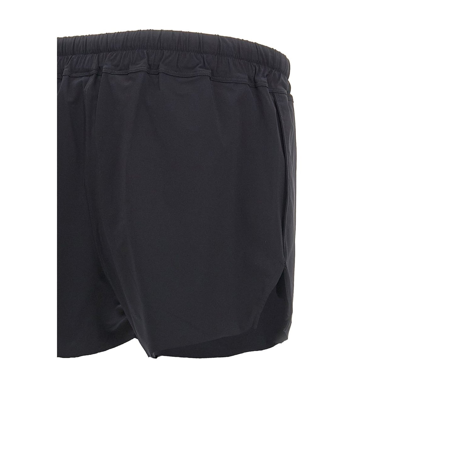 Rick Owens Black Nylon Swim Shorts