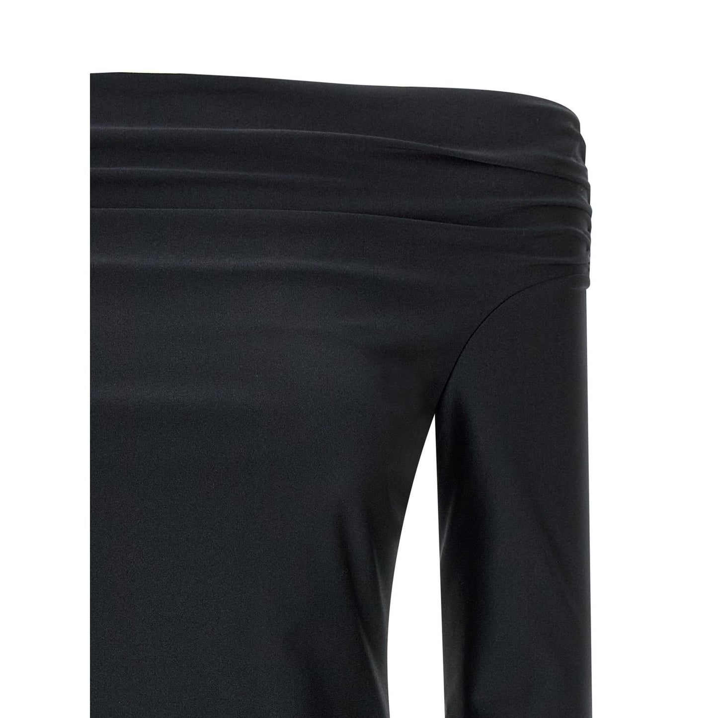 The Andamane Black Polyamide Tank Tops
