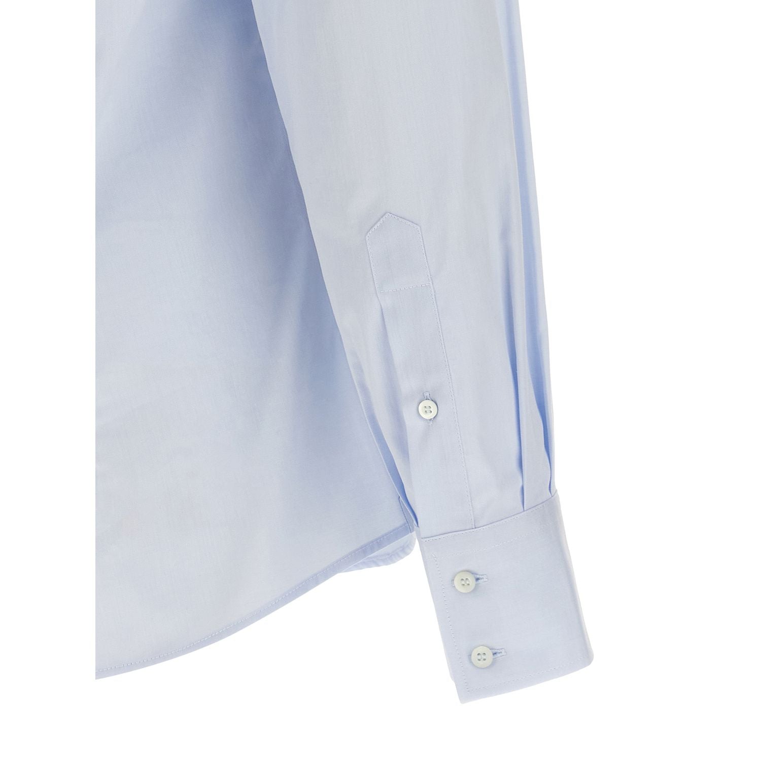 Brunello Cucinelli Blue Cotton Blouse