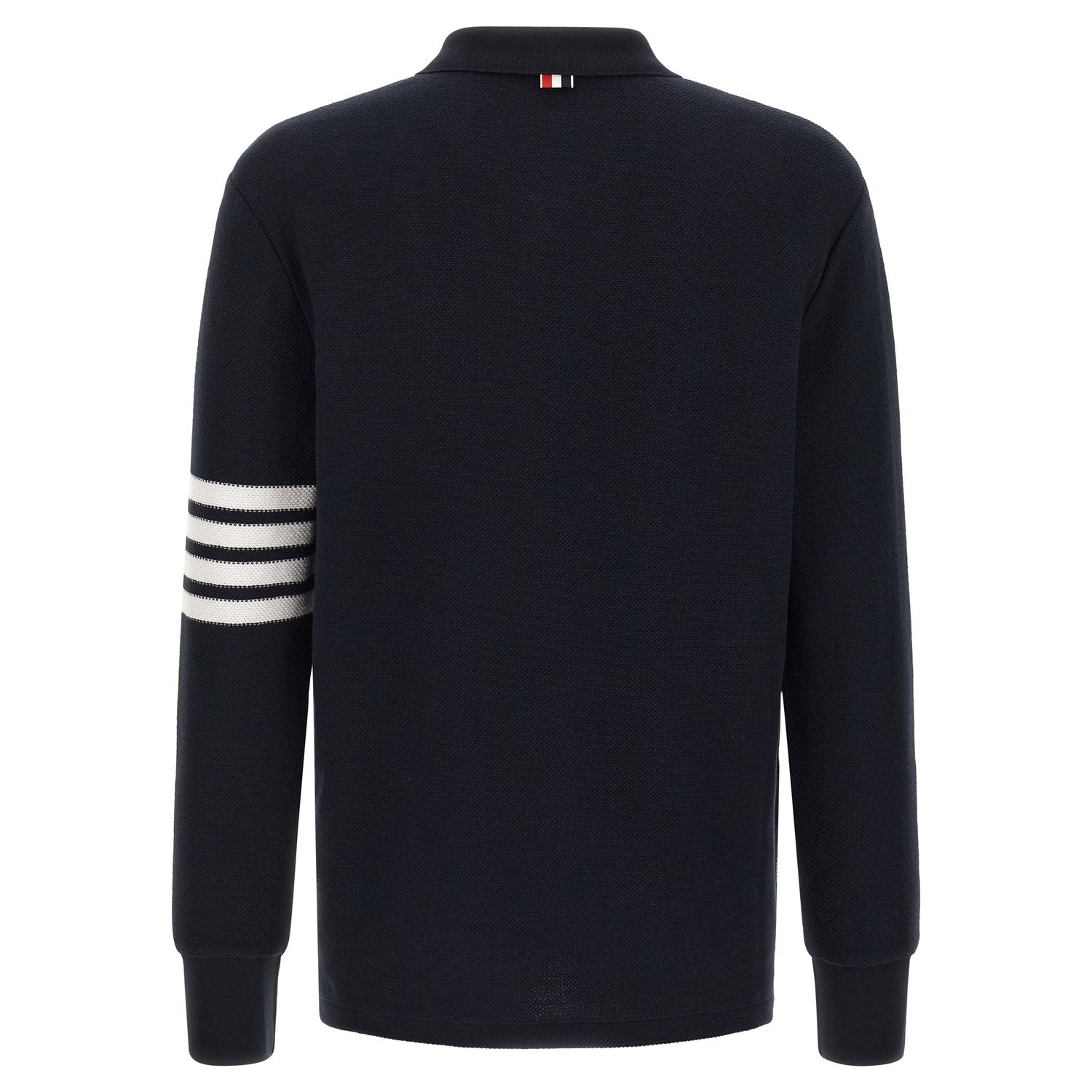 Thom Browne Blue Cotton Polo Shirt