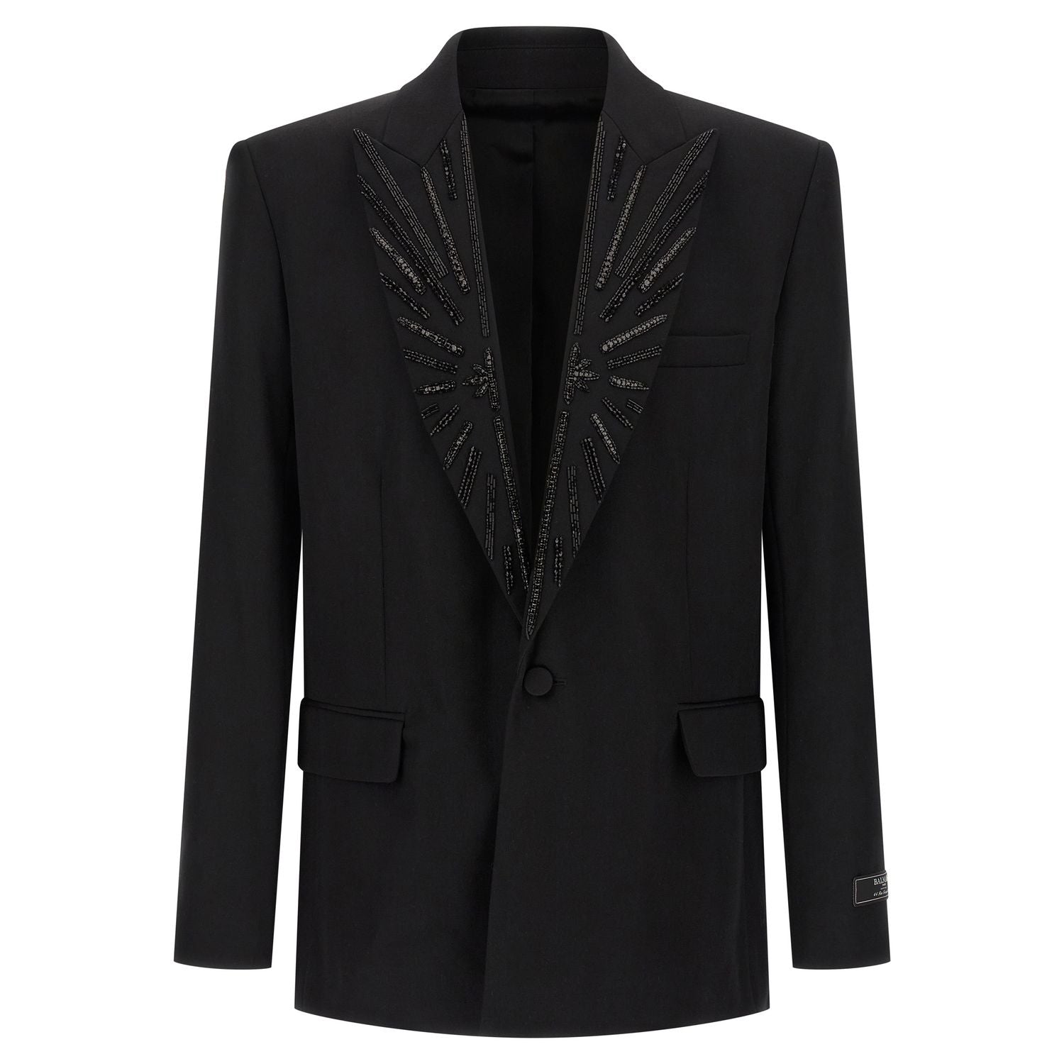 Balmain Black Virgin Wool Blazer
