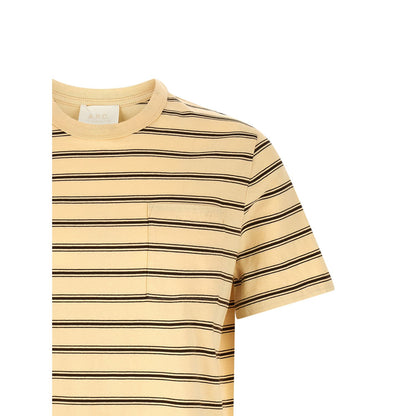 A.P.C. Beige Cotton T-Shirt