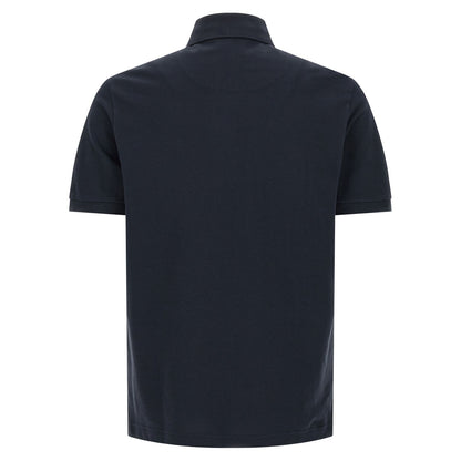 Etro Blue Cotton Polo Shirt