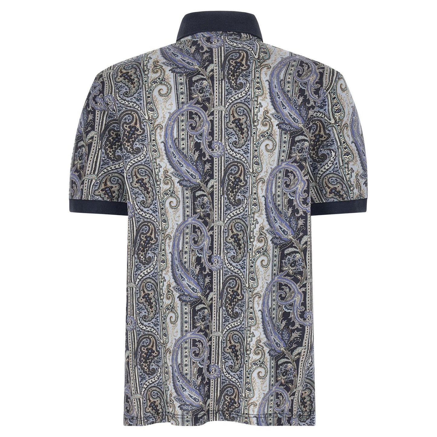 Etro Blue Cotton Polo Shirt