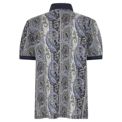 Etro Blue Cotton Polo Shirt