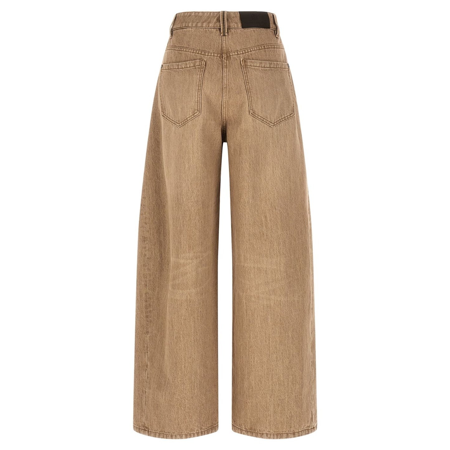 Brunello Cucinelli Beige Cotton Jeans Denim