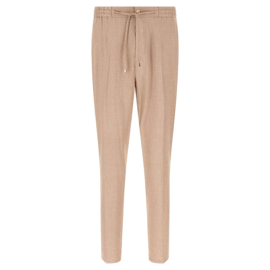 Etro Beige Linen Joggers (Workout Pants)