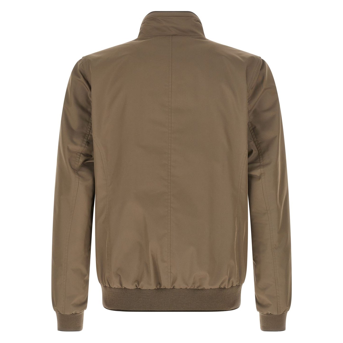 MooRER Beige Polyester Bomber