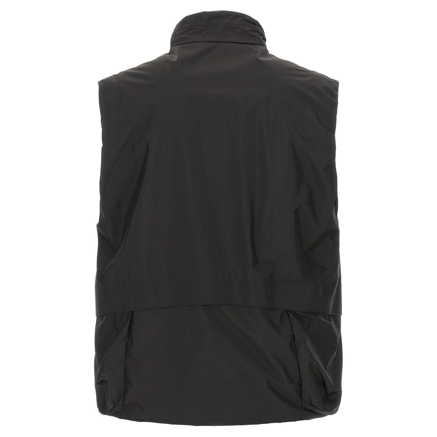 C.P. Company Black Polyamide Sleeveless Jacket
