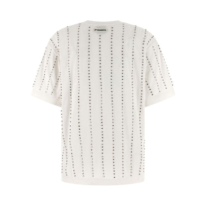 PINKO White Cotton T-Shirt