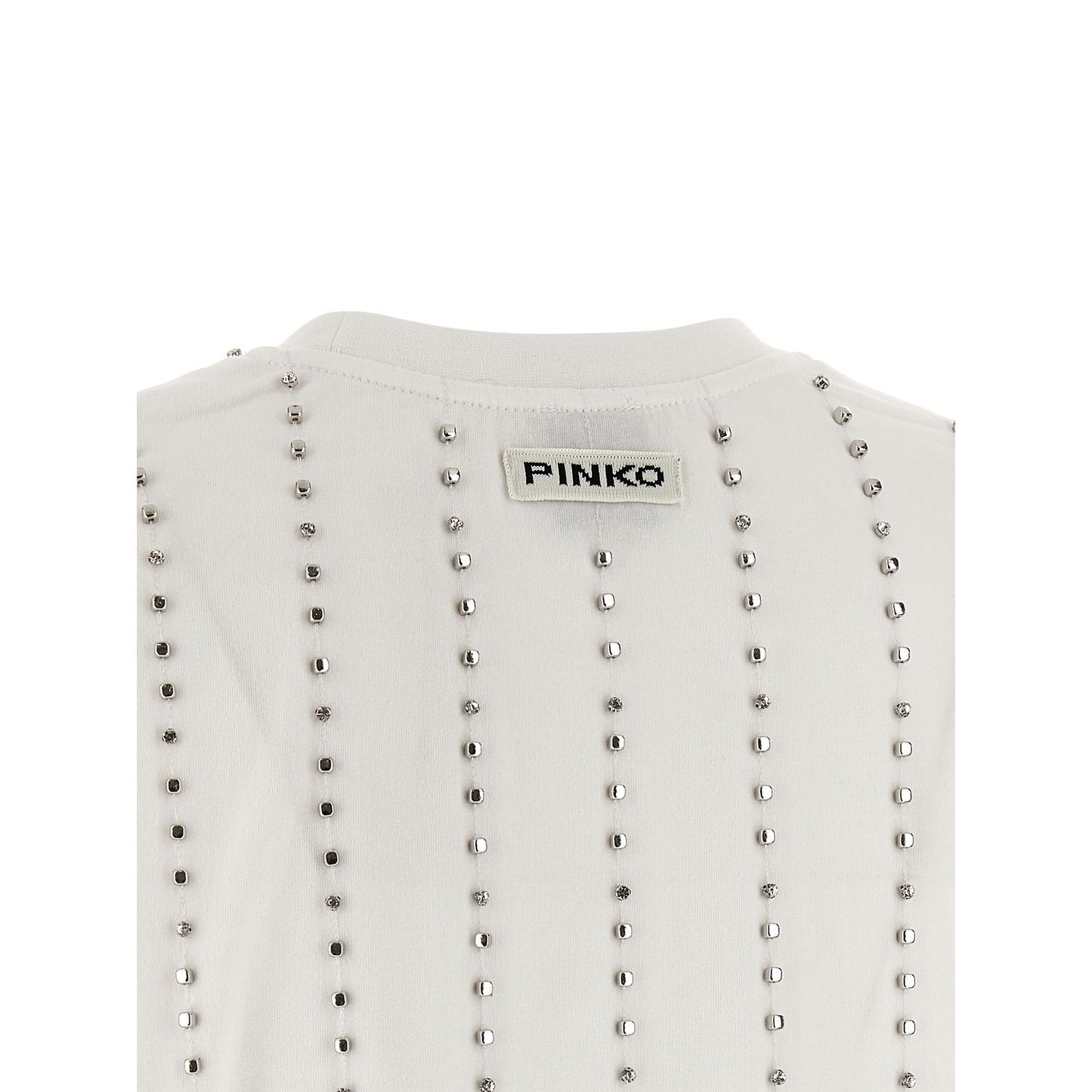 PINKO White Cotton T-Shirt