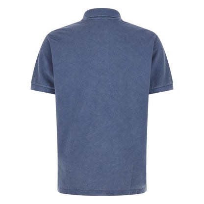 Isabel Marant Blue Cotton Polo Shirt